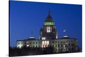 Rhode Island State Capitol at Dusk, Providence, Rhode Island, 03.18.2014-Joseph Sohm-Stretched Canvas