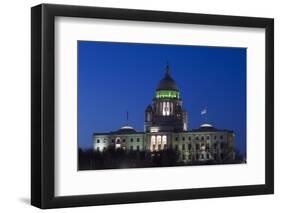 Rhode Island State Capitol at Dusk, Providence, Rhode Island, 03.18.2014-Joseph Sohm-Framed Photographic Print