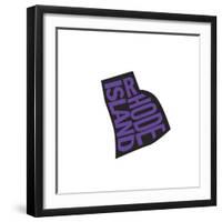 Rhode Island-Art Licensing Studio-Framed Giclee Print