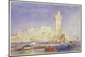 Rhodes, C.1823-24 (W/C and Bodycolour on Paper)-J. M. W. Turner-Mounted Giclee Print