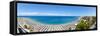 Rhodes Casino and Town Beach, Rhodes Town, Rhodes, Greece-Doug Pearson-Framed Stretched Canvas