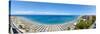 Rhodes Casino and Town Beach, Rhodes Town, Rhodes, Greece-Doug Pearson-Stretched Canvas
