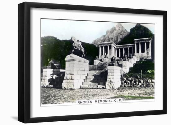 Rhodes Memorial, Devil's Peak, Cape Town, C1920S-null-Framed Premium Giclee Print