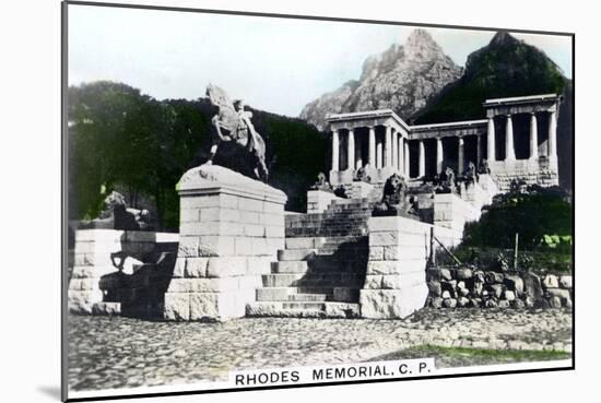 Rhodes Memorial, Devil's Peak, Cape Town, C1920S-null-Mounted Giclee Print