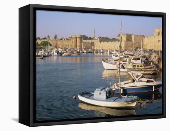 Rhodes Town, Rhodes, Dodecanese Islands, Greek Islands, Greece-Miller John-Framed Stretched Canvas