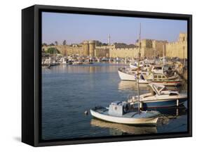 Rhodes Town, Rhodes, Dodecanese Islands, Greek Islands, Greece-Miller John-Framed Stretched Canvas