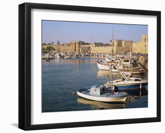 Rhodes Town, Rhodes, Dodecanese Islands, Greek Islands, Greece-Miller John-Framed Photographic Print