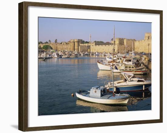 Rhodes Town, Rhodes, Dodecanese Islands, Greek Islands, Greece-Miller John-Framed Photographic Print