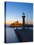 Rhodes Town, Rhodes, Greece-Doug Pearson-Stretched Canvas