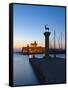 Rhodes Town, Rhodes, Greece-Doug Pearson-Framed Stretched Canvas