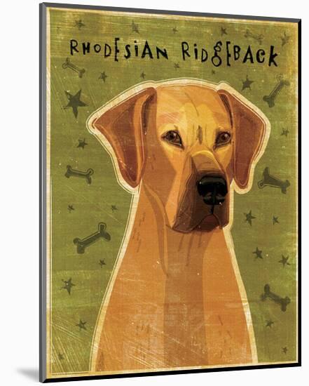 Rhodesian Ridgeback-John Golden-Mounted Giclee Print