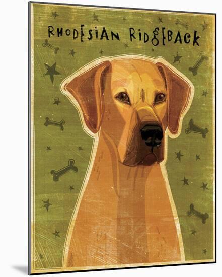 Rhodesian Ridgeback-John Golden-Mounted Giclee Print