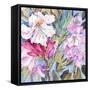 Rhododendron I-Sharon Pitts-Framed Stretched Canvas