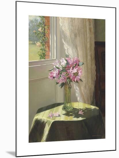 Rhododendrons by a Window-Jessica Hayllar-Mounted Premium Giclee Print