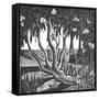 Rhododendrons, Holland Park-Mary Kuper-Framed Stretched Canvas