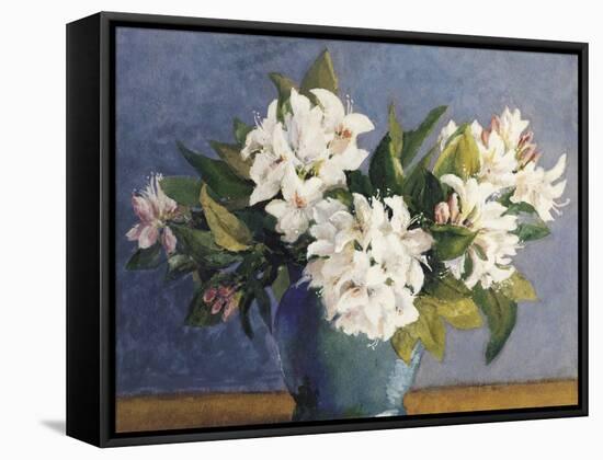 Rhododendrons-Arthur Hacker-Framed Stretched Canvas