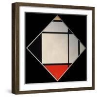 Rhombus II-Piet Mondrian-Framed Giclee Print