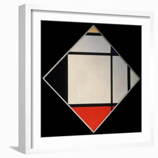 Rhombus II-Piet Mondrian-Framed Giclee Print