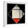 Rhombus II-Piet Mondrian-Framed Giclee Print