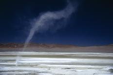 Salar Pujsa, Dust Devil, Atacama Desert, Chile-Rhonda Klevansky-Stretched Canvas