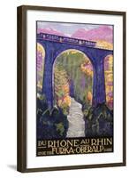 Rhone Au Rhin-Daniele Buzzi-Framed Giclee Print