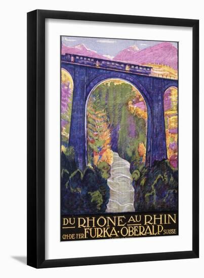 Rhone Au Rhin-Daniele Buzzi-Framed Premium Giclee Print