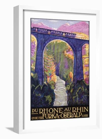 Rhone Au Rhin-Daniele Buzzi-Framed Premium Giclee Print