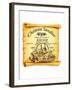 Rhone Wine Label-null-Framed Giclee Print