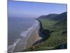 Rhossili Bay, Gower Peninsula, Glamorgan, Wales, UK, Europe-Charles Bowman-Mounted Photographic Print