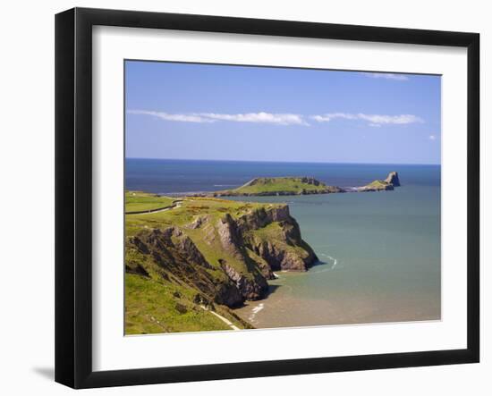 Rhossili Bay, Gower Peninsula, Wales, United Kingdom, Europe-Billy Stock-Framed Photographic Print