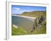 Rhossili Bay, Gower Peninsula, Wales, United Kingdom, Europe-Billy Stock-Framed Photographic Print