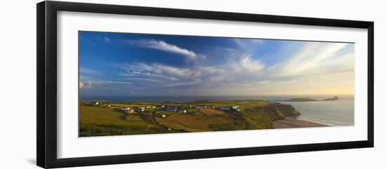Rhossili Bay, Gower, Peninsula, Wales, United Kingdom, Europe-Billy Stock-Framed Photographic Print