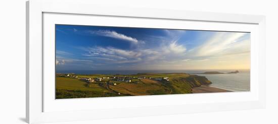 Rhossili Bay, Gower, Peninsula, Wales, United Kingdom, Europe-Billy Stock-Framed Photographic Print