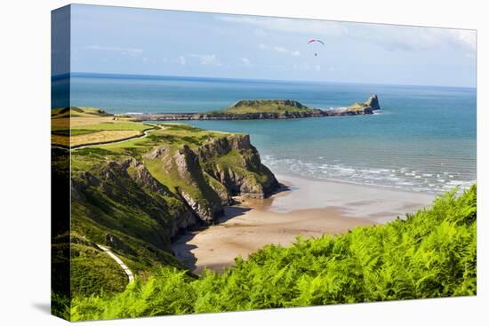 Rhossili Bay, Gower Peninsula, Wales, United Kingdom, Europe-Billy Stock-Stretched Canvas