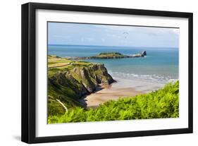 Rhossili Bay, Gower Peninsula, Wales, United Kingdom, Europe-Billy Stock-Framed Photographic Print