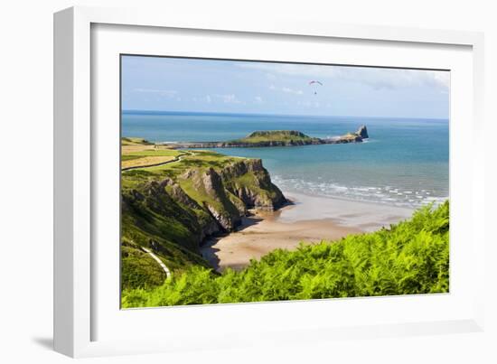 Rhossili Bay, Gower Peninsula, Wales, United Kingdom, Europe-Billy Stock-Framed Photographic Print