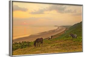 Rhossili Bay, Gower Peninsula, Wales, United Kingdom, Europe-Billy-Framed Photographic Print