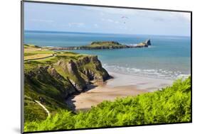 Rhossili Bay, Gower Peninsula, Wales, United Kingdom, Europe-Billy Stock-Mounted Photographic Print