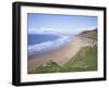 Rhossili Bay, Gower Peninsula, Wales, United Kingdom-Roy Rainford-Framed Photographic Print