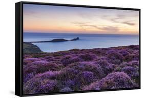 Rhossili Bay, Worms End, Gower Peninsula, Wales, United Kingdom, Europe-Billy Stock-Framed Stretched Canvas