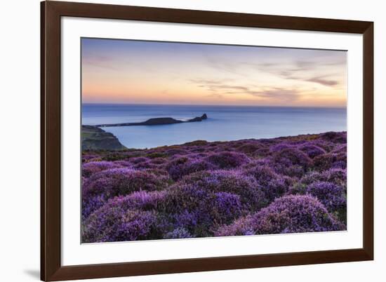 Rhossili Bay, Worms End, Gower Peninsula, Wales, United Kingdom, Europe-Billy Stock-Framed Photographic Print