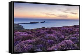 Rhossili Bay, Worms End, Gower Peninsula, Wales, United Kingdom, Europe-Billy Stock-Framed Stretched Canvas