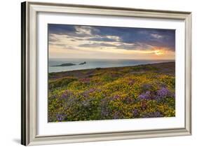 Rhossili Bay, Worms End, Gower Peninsula, Wales, United Kingdom, Europe-Billy-Framed Photographic Print