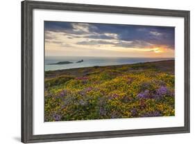 Rhossili Bay, Worms End, Gower Peninsula, Wales, United Kingdom, Europe-Billy-Framed Photographic Print