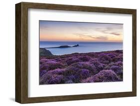 Rhossili Bay, Worms End, Gower Peninsula, Wales, United Kingdom, Europe-Billy Stock-Framed Photographic Print