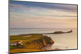 Rhossili Bay, Worms End, Gower Peninsula, Wales, United Kingdom, Europe-Billy-Mounted Photographic Print