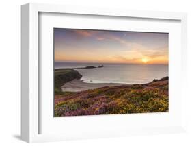 Rhossili Bay, Worms End, Gower Peninsula, Wales, United Kingdom, Europe-Billy-Framed Photographic Print