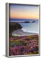 Rhossili Bay, Worms End, Gower Peninsula, Wales, United Kingdom, Europe-Billy-Framed Photographic Print