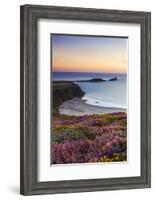 Rhossili Bay, Worms End, Gower Peninsula, Wales, United Kingdom, Europe-Billy-Framed Photographic Print