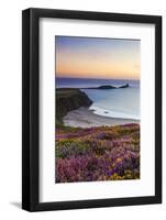 Rhossili Bay, Worms End, Gower Peninsula, Wales, United Kingdom, Europe-Billy-Framed Photographic Print